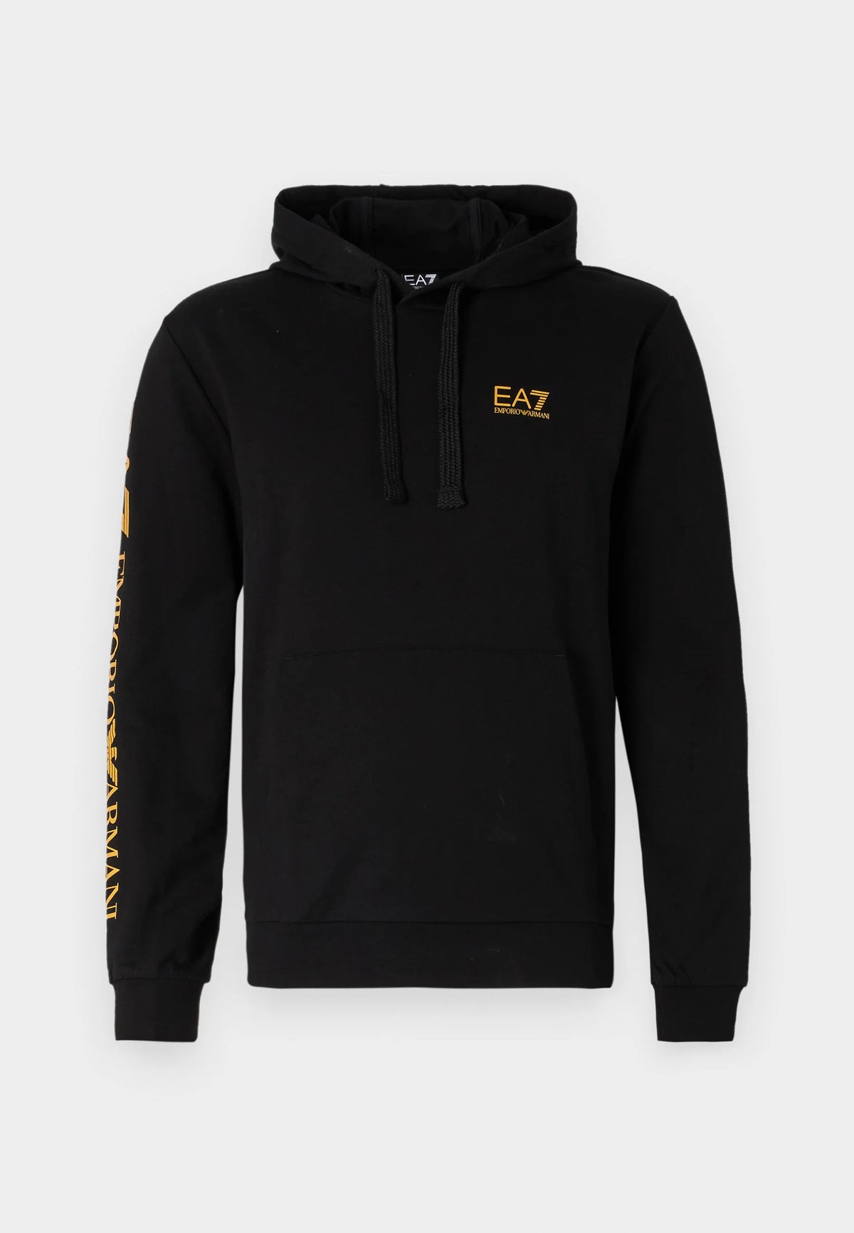 EA7 Emporio Armani Hoodie Black Gold