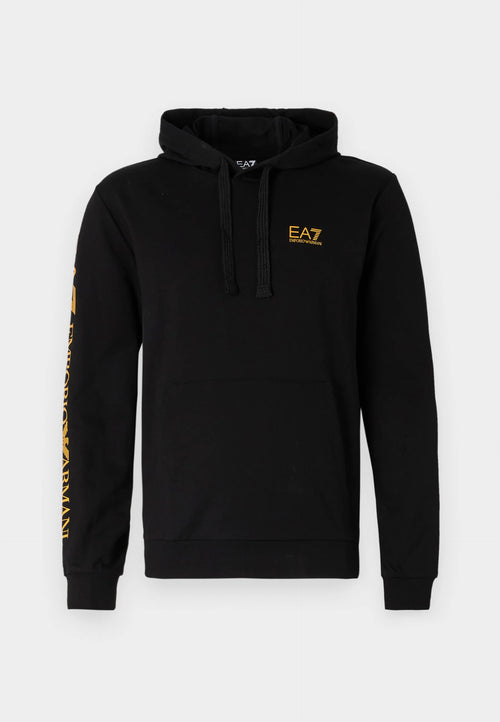 EA7 Emporio Armani Hoodie Black Gold