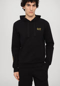 EA7 Emporio Armani Hoodie Black Gold