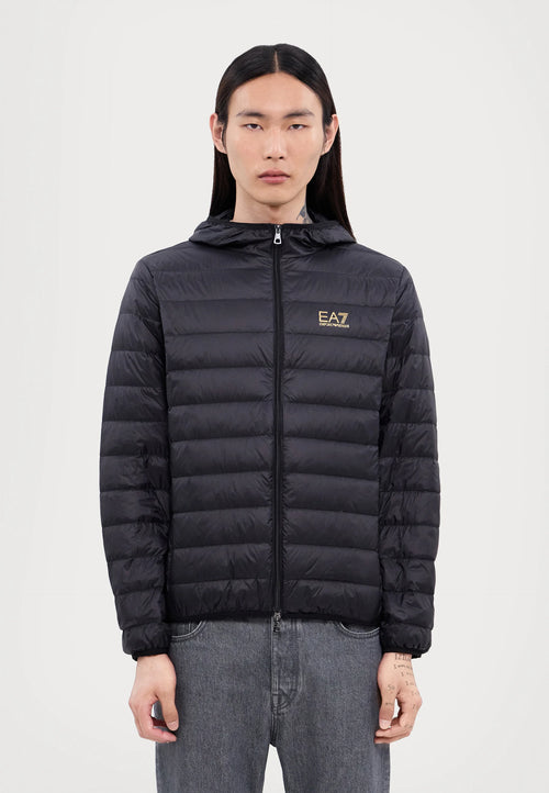 EA7 Emporio Armani Puffer Black Gold