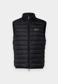 EA7 Emporio Armani Puffer Vest Black Gold