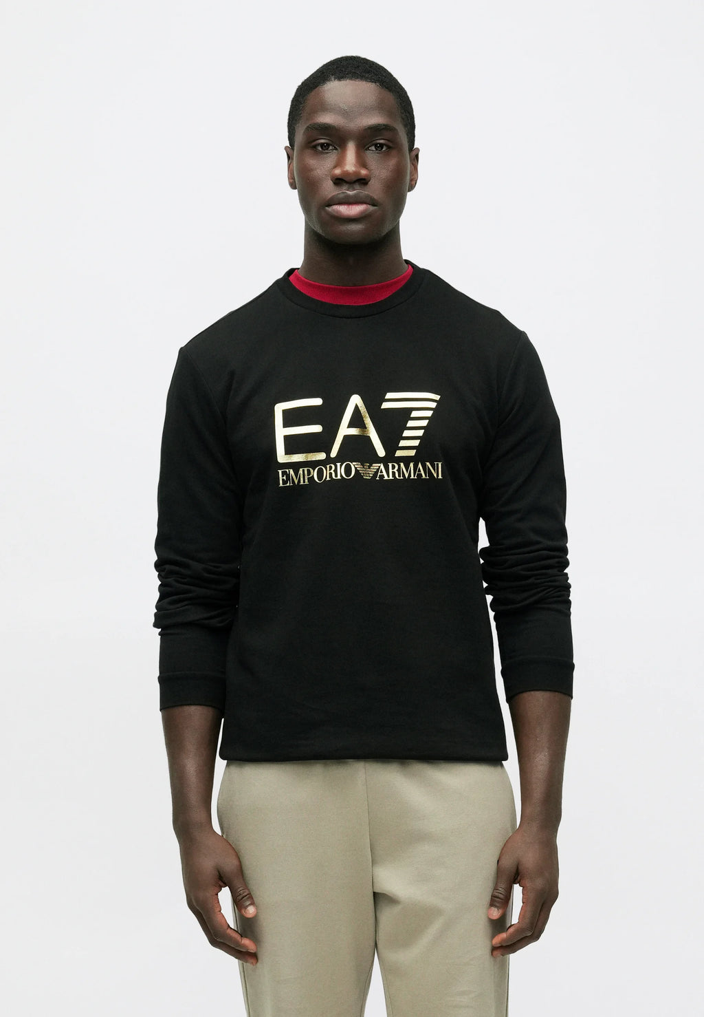 EA7 Emporio Armani Hoodie Black Gold