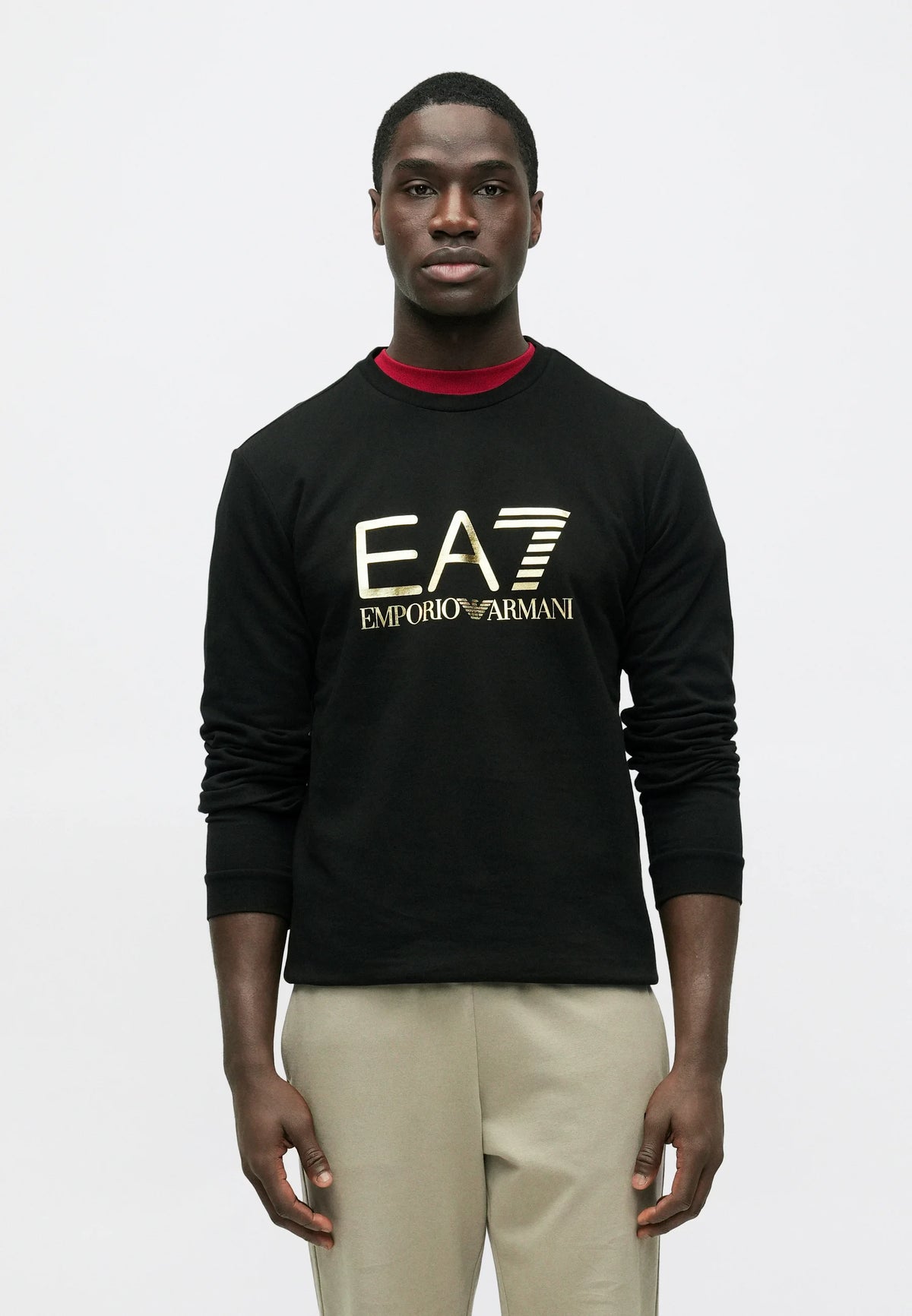 EA7 Emporio Armani Hoodie Black Gold